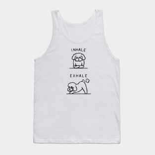 Inhale Exhale Toy Poodle Tank Top